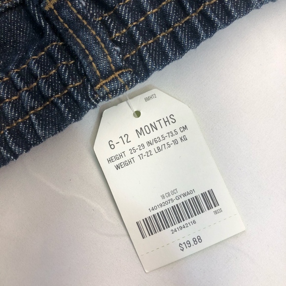 Crazy 8 Baby Boys Dark Wash Bootcut Denim Jeans - Picture 3 of 7